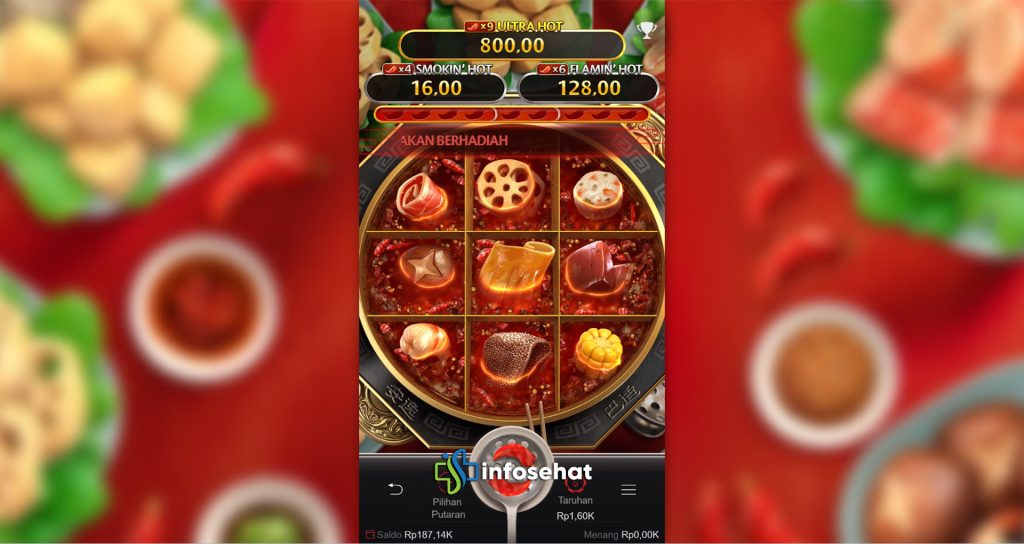 www.moat-project.org - Hotpot: Strategi dan Pola Gacor untuk Menang Besar. Game slot Hotpot adalah salah satu permainan yang semakin populer di kalangan pecinta slot online. Dengan tema yang unik dan menarik, Hotpot menawarkan pengalaman bermain yang menyenangkan dan potensi kemenangan yang besar. Untuk meningkatkan peluang Anda meraih jackpot, mengikuti pola gacor yang tepat sangat penting. Artikel ini akan membahas cara memainkan game slot Hotpot serta pola gacor yang dapat Anda gunakan di situs ruby8000.

Mengenal Game Slot Hotpot

Hotpot adalah game slot yang terinspirasi oleh makanan khas Tiongkok, yaitu hotpot. Dengan latar belakang yang menggugah selera dan simbol-simbol yang berkaitan dengan makanan, game ini tidak hanya menyenangkan untuk dimainkan tetapi juga menarik secara visual. Hotpot memiliki format 5 gulungan dan banyak paylines, memberikan Anda berbagai cara untuk menang.

Fitur Utama dalam Hotpot

Sebelum mulai bermain, penting untuk memahami fitur-fitur yang ditawarkan oleh Hotpot:

1. Simbol Wild

Simbol Wild dalam Hotpot dapat menggantikan simbol lain untuk membentuk kombinasi kemenangan. Ini adalah kunci untuk meningkatkan peluang Anda meraih jackpot.

2. Fitur Bonus

Hotpot menawarkan berbagai fitur bonus, termasuk free spins dan multipliers. Selain itu, fitur ini dapat membantu Anda meraih kemenangan lebih besar tanpa harus mempertaruhkan lebih banyak kredit.

3. Jackpot Progresif

Jadi jika salah satu daya tarik utama game slot ini adalah jackpot progresif. Dengan setiap putaran, jackpot terus meningkat hingga ada pemain yang berhasil memenangkannya. Ini memberikan peluang bagi Anda untuk meraih kemenangan besar.

Cara Memainkan Game Slot Hotpot

Untuk memulai permainan game slotnya, ikuti langkah-langkah berikut:

Daftar di Situs Ruby8000: Jika Anda belum memiliki akun, daftarlah di situs Ruby8000 dan lakukan deposit untuk memulai permainan.

Pilih Game Hotpot: Setelah login, cari game slotnya di daftar permainan yang tersedia.

Atur Taruhan: Tentukan jumlah taruhan Anda sebelum memulai putaran. Anda bisa mengatur nilai taruhan sesuai dengan anggaran Anda.

Tekan Tombol Spin: Setelah mengatur taruhan, tekan tombol spin untuk memulai permainan. Amati simbol yang muncul di gulungan.

Manfaatkan Fitur Bonus: Jika Anda berhasil memicu fitur bonus atau free spins, pastikan untuk memanfaatkan kesempatan ini untuk meningkatkan peluang menang.

Pola Gacor untuk Meningkatkan Peluang Menang

Mengikuti pola gacor dapat membantu Anda memaksimalkan kemenangan di game slot ini. Berikut adalah beberapa pola yang bisa Anda terapkan:

1. Memperhatikan Waktu Bermain

Beberapa pemain percaya bahwa ada waktu tertentu ketika permainan lebih "gacor." Cobalah bermain pada waktu-waktu tertentu untuk melihat apakah Anda lebih sering menang.

2. Taruhan Bertahap

Mulailah dengan taruhan kecil dan tingkatkan taruhan Anda secara bertahap setelah mendapatkan beberapa kemenangan kecil. Selain itu, ini akan membantu Anda memanfaatkan momen kemenangan.

3. Fokus pada Fitur Bonus

Pola gacor juga melibatkan fokus pada memicu fitur bonus. Jadi jika Anda melihat simbol-simbol tertentu muncul, bersiaplah untuk memasang taruhan lebih besar saat fitur bonus aktif.

Kesimpulan

Game slot ini menawarkan pengalaman bermain yang juga seru dengan banyak fitur menarik. Karena itu, dengan mengikuti pola gacor dan memahami cara bermain yang benar, Anda dapat meningkatkan peluang untuk meraih jackpot. Segera coba permainan game slot ini di situs Ruby8000 dan terapkan strategi ini untuk meraih kemenangan besar!