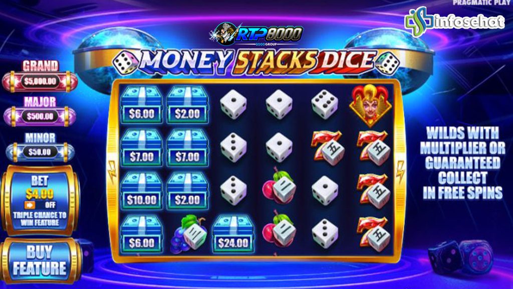 Money Stacks Dice: Slotr Online dengan Jackpot 5.000x