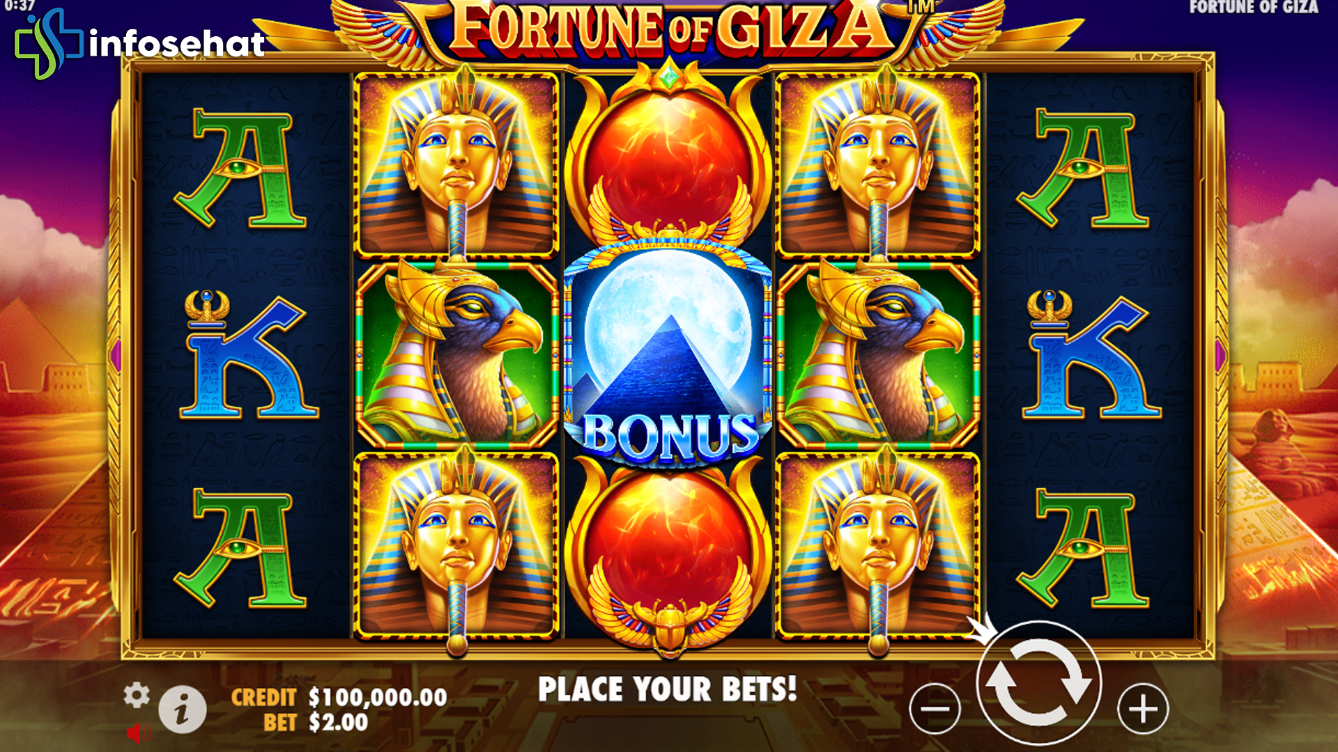 Memikat Pesona Mesir: Ulasan Slot Fortune of Giza