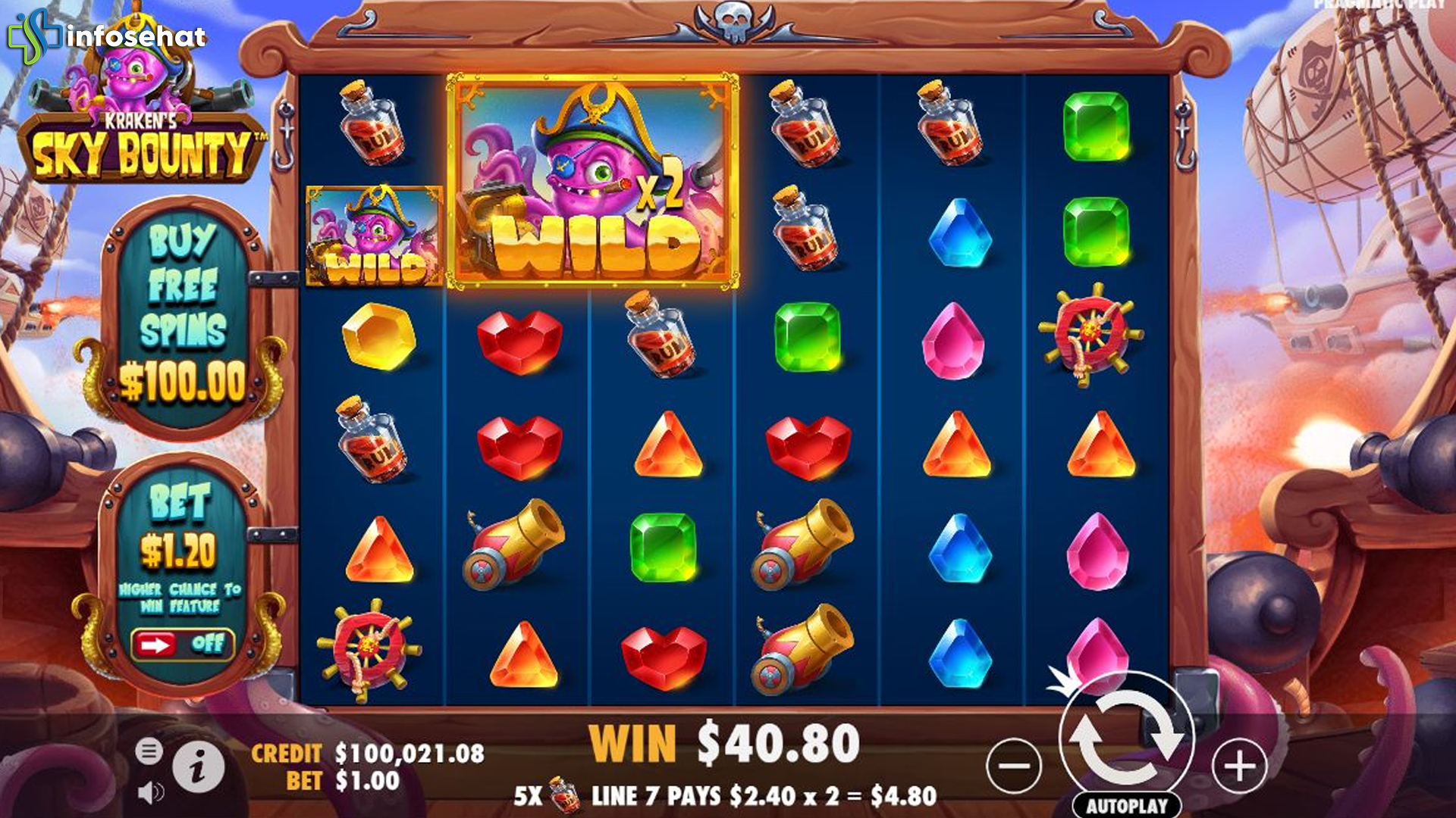 Review Kraken's Sky Bounty: Slot Penuh Kejutan Seru Menarik